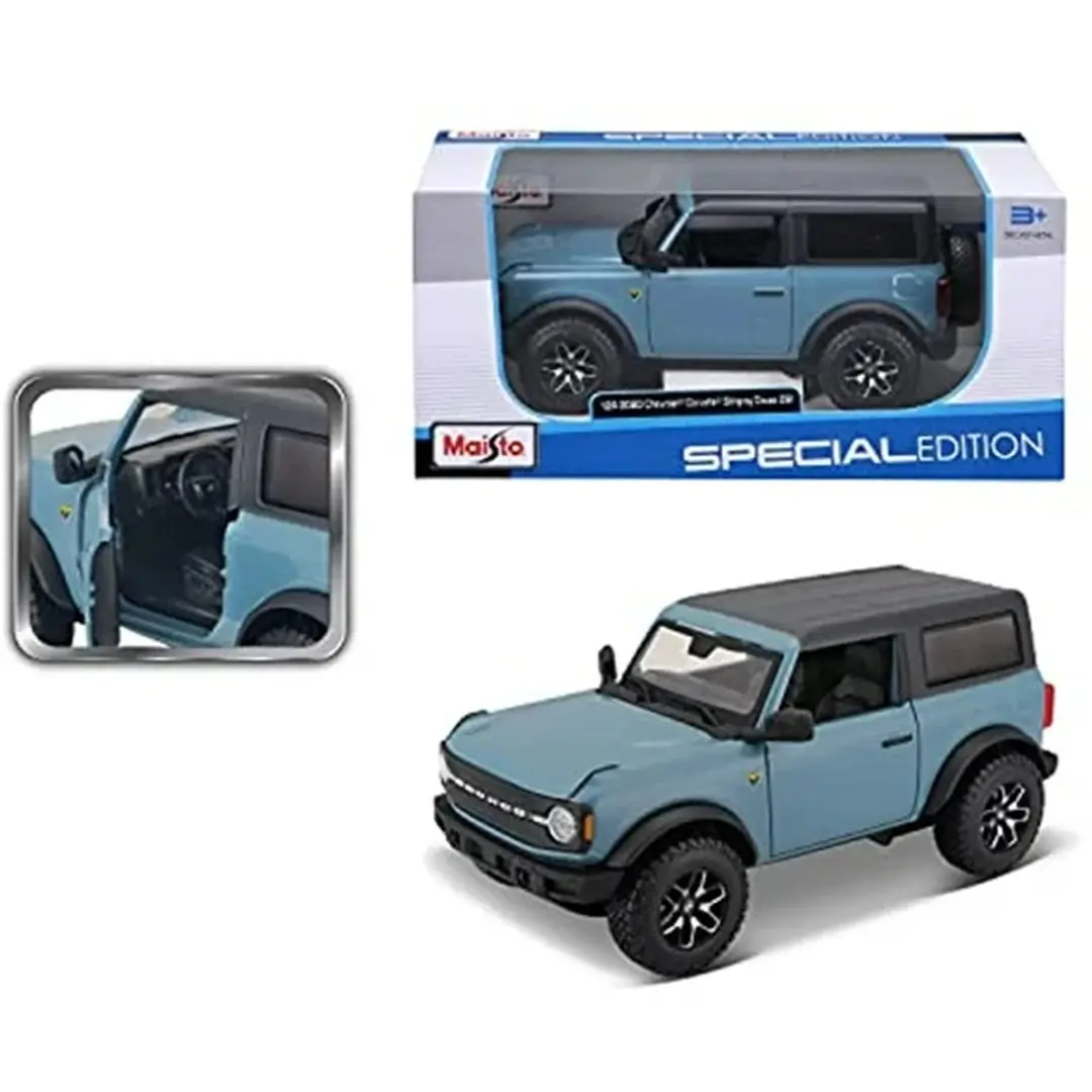 Maisto Special Edition 2021 Ford Bronco Badlands 2-Door – Blue 1:24