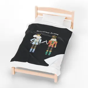 nutcracker drama Plush Blanket