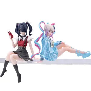 Anime Figure KAngel Ame-chan sitting action figurine Cute jk uniform loli Toy KAngel figurine Car interior decora Model Gift