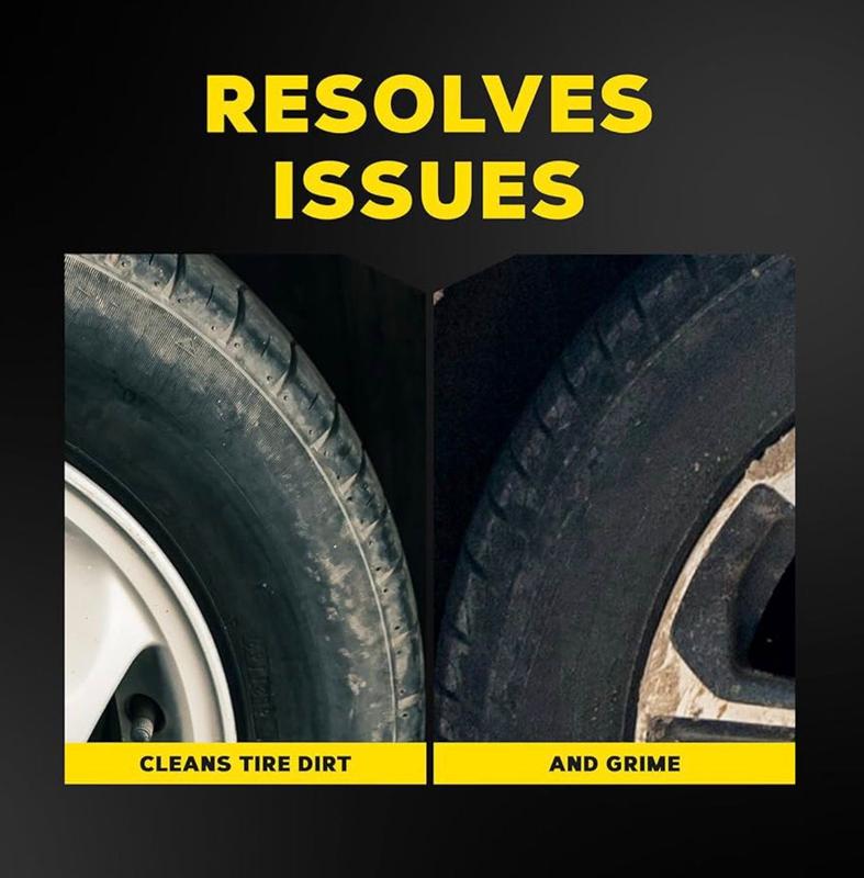 Meguiar's G13919 Hot Shine Tire Foam, Aerosol Tire Shine for Glossy, Rich Black Tires - 19 Oz Spray Can (Pack of 2)