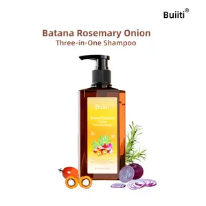 【Buy 1 Get 1 Free】Buiiti Batana Rosemary Onion Three-in-One Shampoo - Hair Regrowth & Dandruff Control, Scalp Nourishing for Thinning Hair, Limited Stock