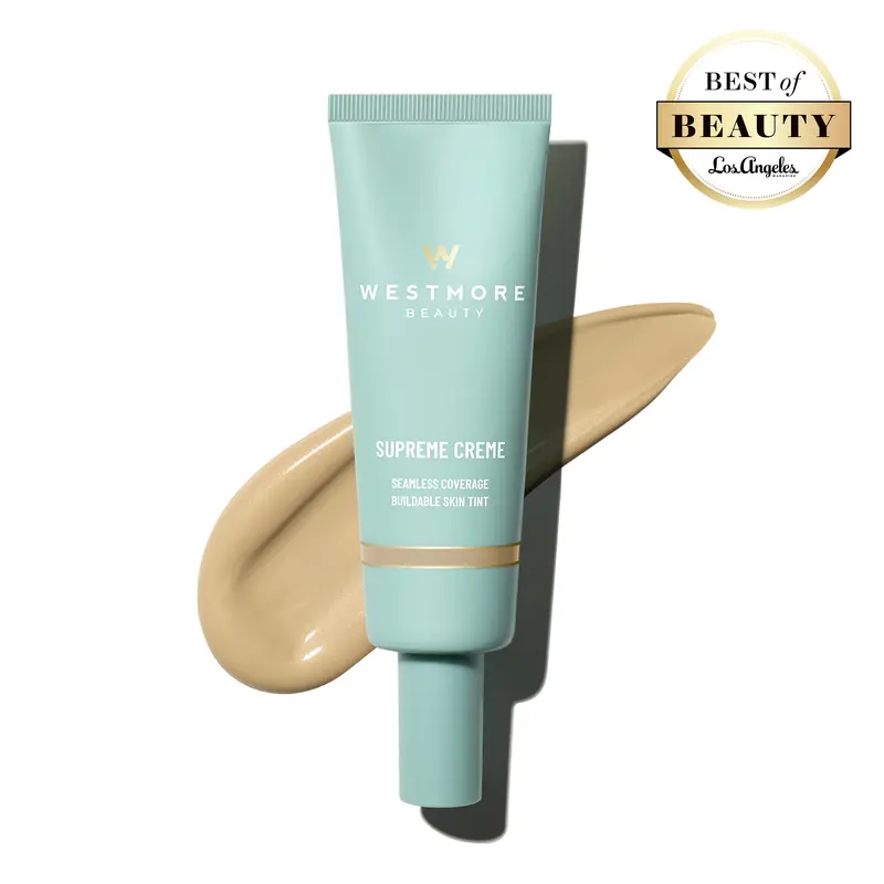 Westmore Supreme Creme 1.7oz – Seamless Coverage Buildable Skin Tint & Flawless Coverage with Hyaluronic Acid, Lightweight & Waterproof