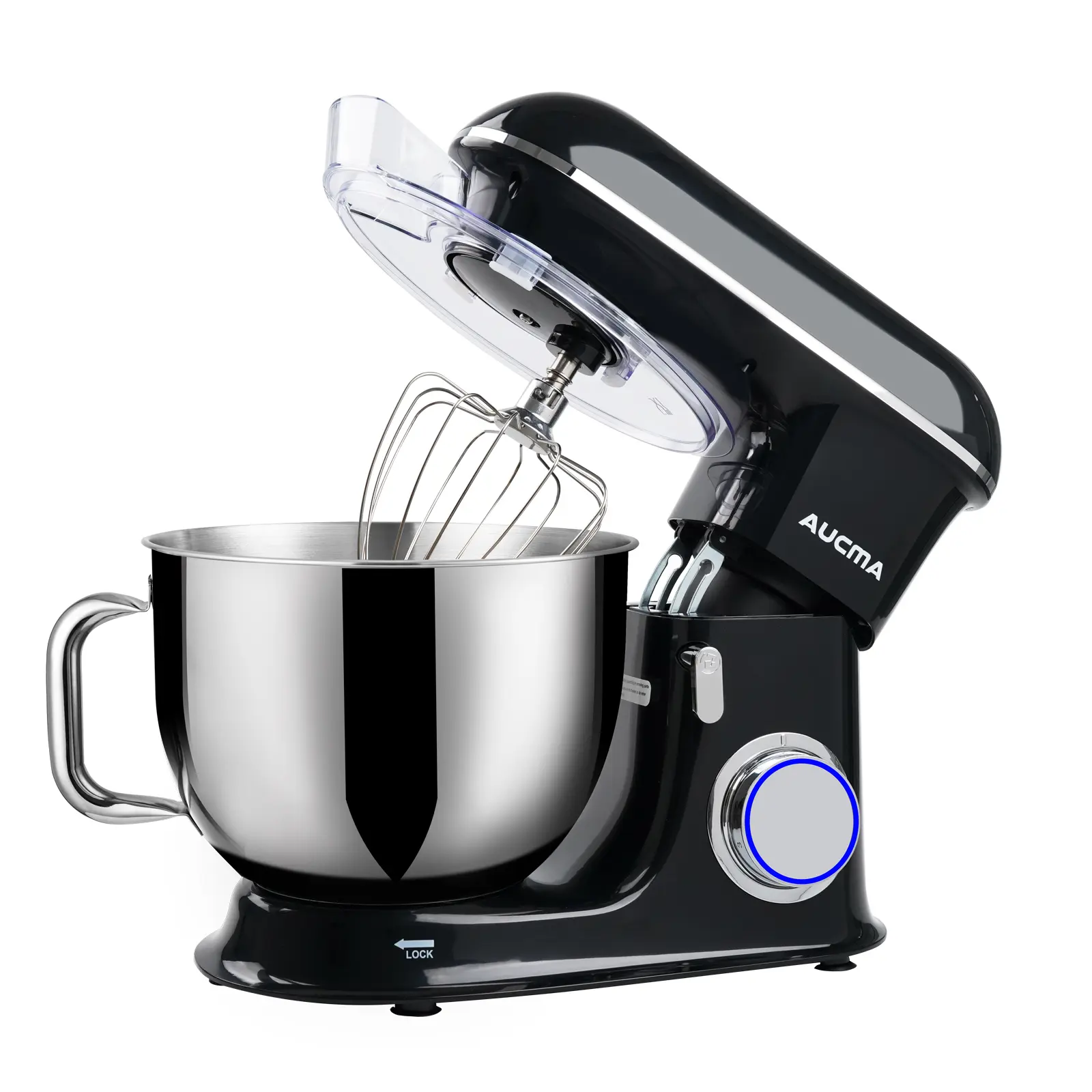 Aucma 8.5QT Large Capacity Stand Mixer, 900W Powerful Motor Kitchen Mixer for Bread, Cakes & Baking