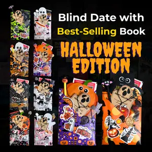Blind Date With a Book Value Box - Halloween Edition - Perfect Gift for BookTok, Curated Spooky Thriller or Horror Book with Cozy Bookish Goodies, Reader Self-Care Gift for Her
