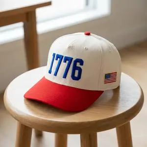 1776 Embroidered Trucker Hat, Patriotic USA Flag Snapback Cap, 4th of July Independence Day Hat, American Flag Baseball Cap for Men Women, Summer Party Gift, Veteran Dad Husband Classic Outdoor Hat
