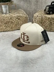 Lost Calf Hat LC Logo Flat Brown