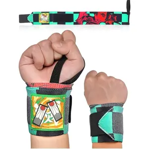 Tanjiro/ Demon Slayer Weightlifting “ANIME” Wrist Wraps