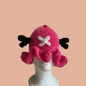 crochet anime and manga series handmade tony tony chopper one piece ruffle hat