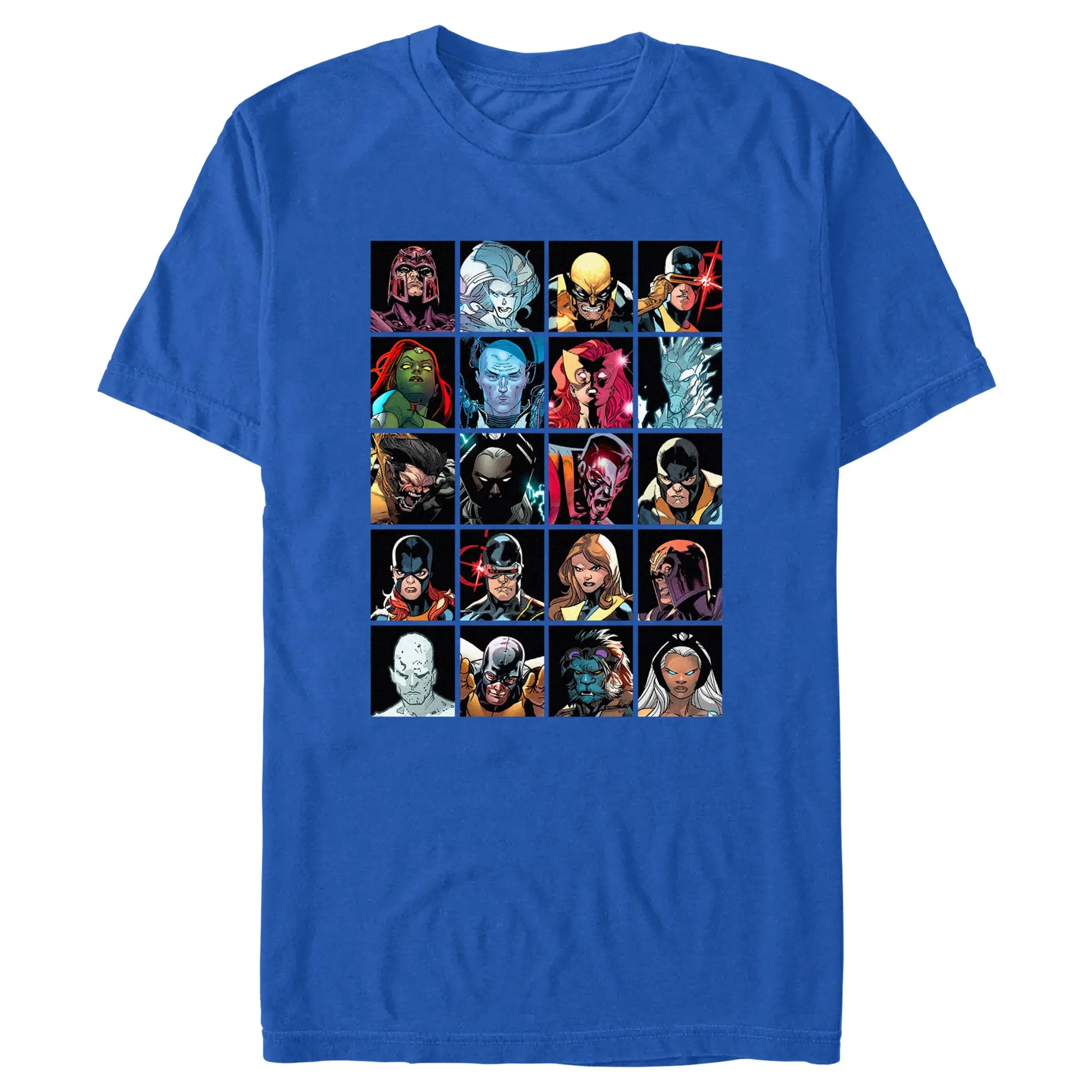Men's Cotton Graphic Tee - Marvel X-Men '97 Mutant Icons TV-Inspired T-Shirt
