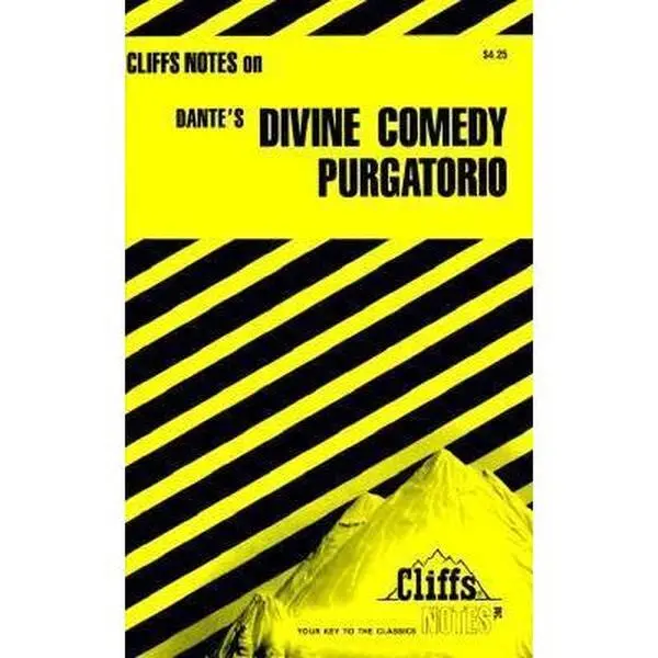 USED Book - Dante's The Divine Comedy: Purgatorio (Cliffs Notes) by Harold Martin Priest (Paperback) - english