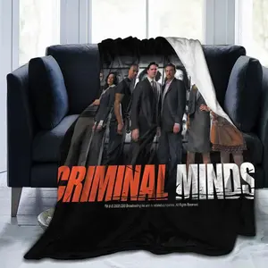 Criminal Minds Mastermind Officially Licensed Silky Touch Ultra Soft Blanket 60" x 80"