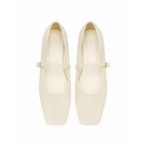 Cider WOVEN MARY JANE FLATS