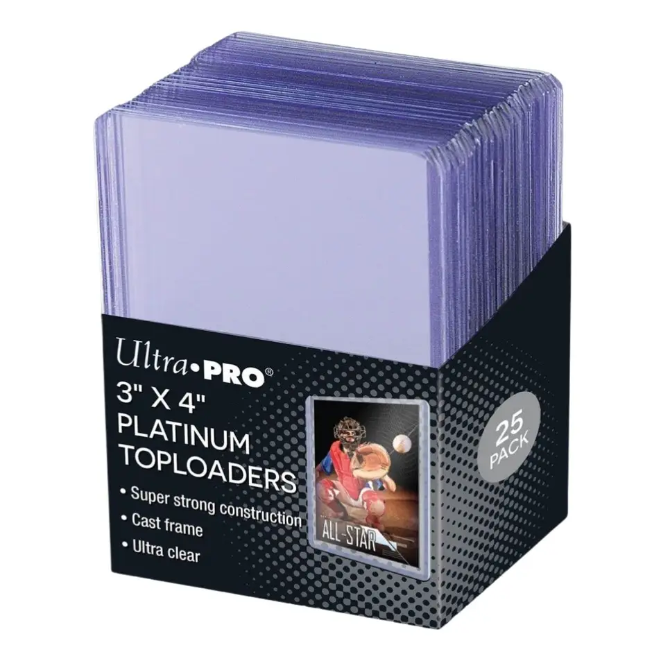 Ultra Pro Toploaders Platinum 3"x4" 25 Count