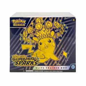 Pokémon TCG: Scarlet & Violet Surging Sparks Elite Trainer Box with 9 Booster Packs, 1 Full-Art Foil Promo Card, 65 Card Sleeves, 45 Energy Cards, and More