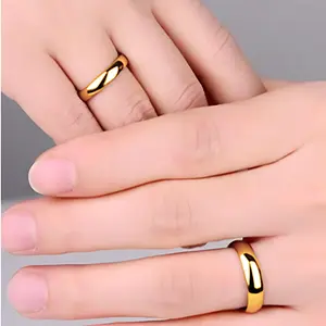 Simple fashion couple rings suitable for daily wear and holidays