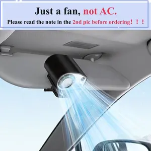 【3-Day Delivery】Joytutus 2026 Clip-On Vehicle Fan, Car Accessories, Vehicle Accessories, Cool Gadgets, Portable Fans, 360° Rotatable, 100 Adjustable Speeds, LED Display, USB Rechargeable, 16℃ Semi-Cooling, Personal Cooling Device-Summervibes