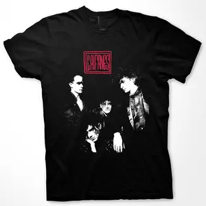 Caifanes Vintage Band Photo Red Logo Unisex T-Shirt Mexican Rock Music Fan Gift