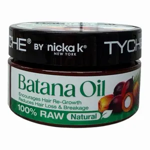 TYCHE BATANA Oil Encourages Re- Growth Reduces Hair Loss & Breakage, 100% Raw Natural 3.5Oz/100 g By nicka k New York. FREE of Fragrance, Gluten and Parabaen.