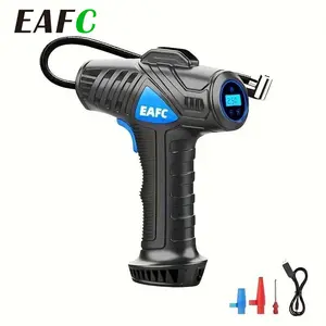 Portable Wireless Tire  Air Pump  tool Automatic Rechargeable Mini Air Compressor with Digital Display, Wireless Car Air Pump Equipment for Machine