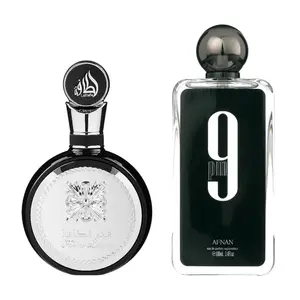 (2pc Bundle Pack) Lattafa Fakhar Men + Afnan 9PM EDP Spray, 3.4oz