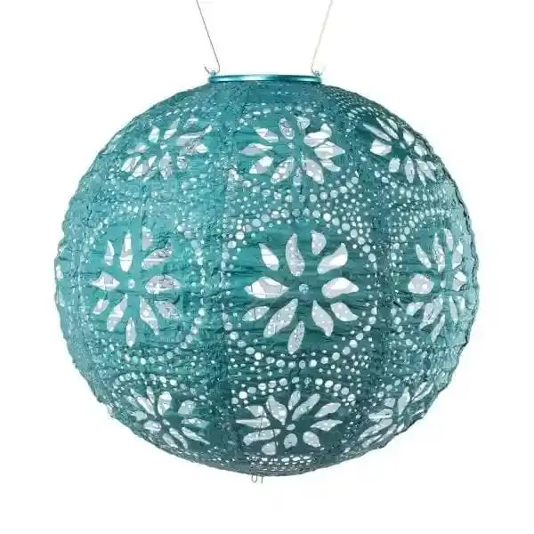 Soji Stella Boho Globe 12" Solar Lantern
