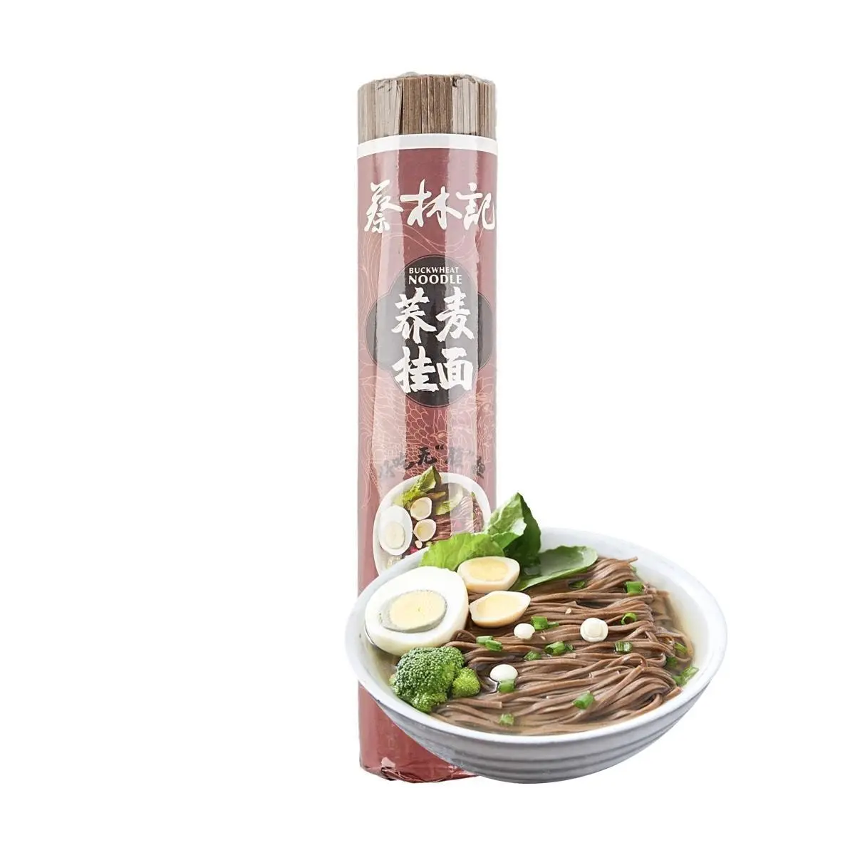 CAILINJI Soba Noodles 500g - Healthy Buckwheat Pasta, Authentic Japanese Style Noodles for Ramen & Udon