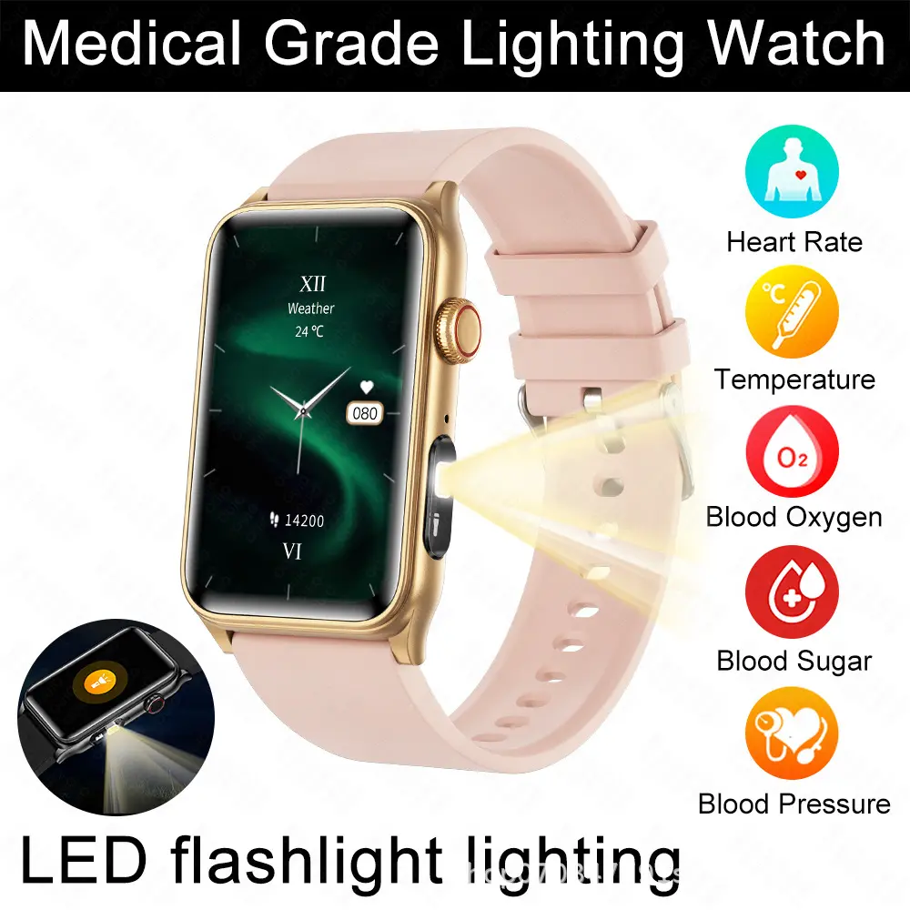 New smart watch with Bluetooth calling, blood glucose, heart rate, blood pressure, blood oxygen, and sleep monitoring New smart watch with Bluetooth calling, blood glucose, heart rate, blood pressure, blood oxygen, and sleep monitoring