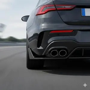 Carbon Fiber Front Lip, rear Wing Kit, Car Rear Spoiler, Side Skirts & Quick-Release Diffusers - Universal Aero Upgrades for Diy Car styling, Performance & scratch Protection