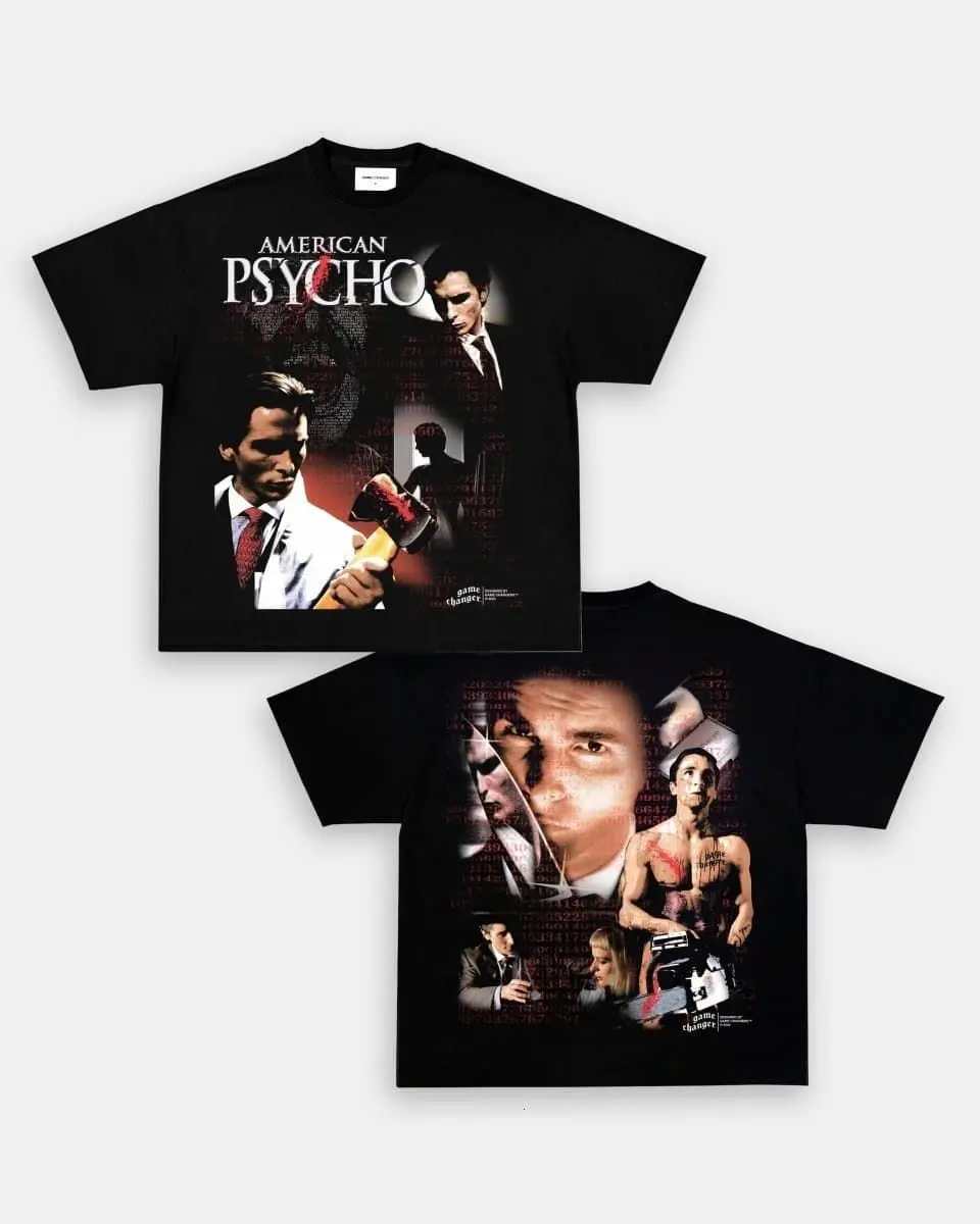 American Psycho Double Sided Shirt, Graphic Tee, Unisex Shirt, Best Gift For Fans