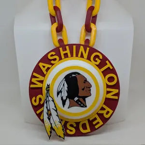 NFL Washington Redskins Spinner Hype Chain (Commanders) Necklace