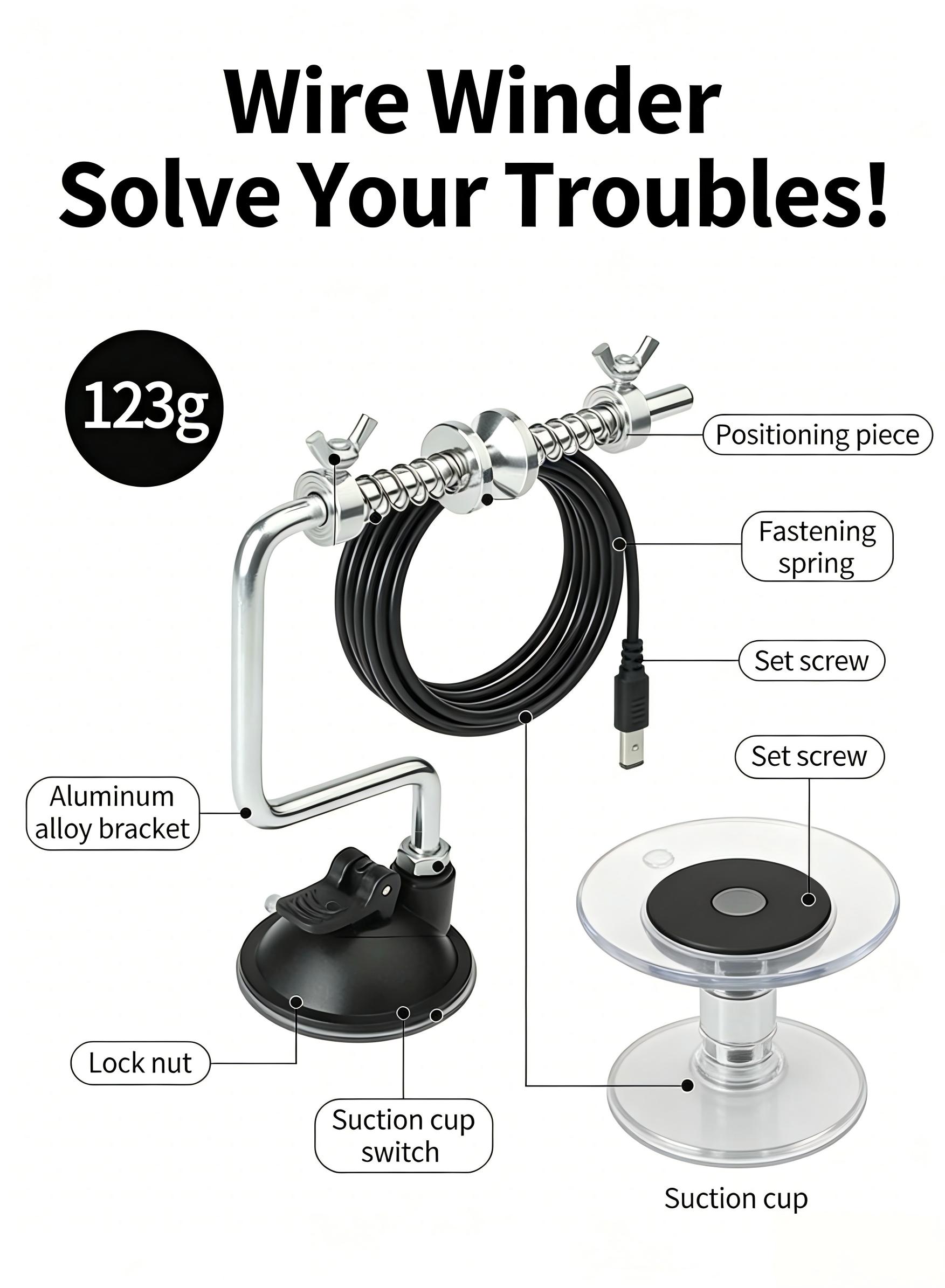 Beyond Braid EZ Fishing Line Spooler – Portable Table Mounted Reel Spooler for Spinning & Baitcasting Reels – Adjustable to Fit Multiple Size Spools of Fishing Line