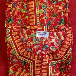 Singapura Set Women's Casual Comfort with Traditional Design, Relaxed Fit, Bell Sleeve, Made in Nepal, Midi Length - Dress, Comfortable Womenswear