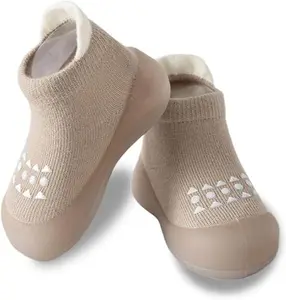 Baby Sock Shoes Baby Walking Shoes Infant Non-Slip Breathable Slippers with Soft Rubber Sole Baby Boys Girls Sneakers