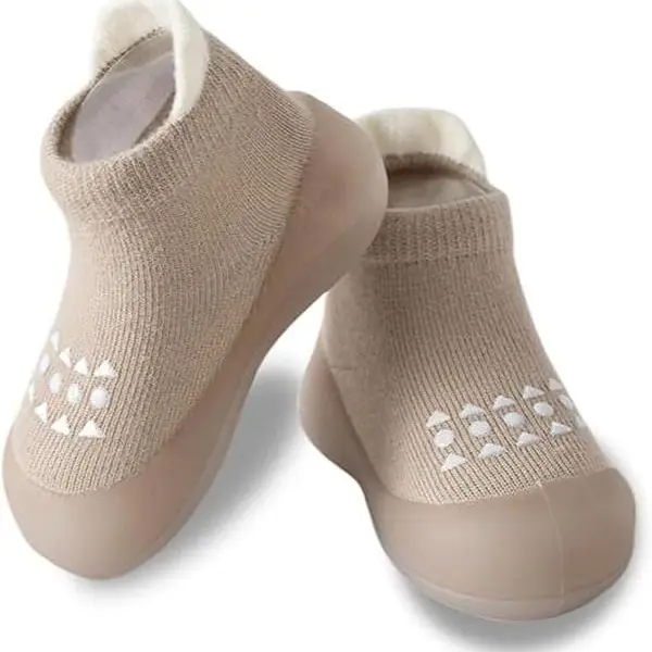 Baby Sock Shoes Baby Walking Shoes Infant Non-Slip Breathable Slippers with Soft Rubber Sole Baby Boys Girls Sneakers