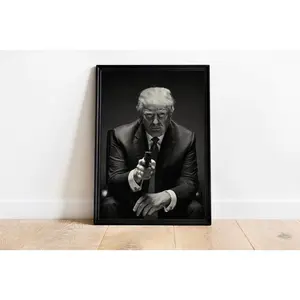 (No Frame) Make America Great Again Print Donald Trump Poster, Trump President Home Decor US Elections Wall Art MAGA Wall Decor Trump Gifts