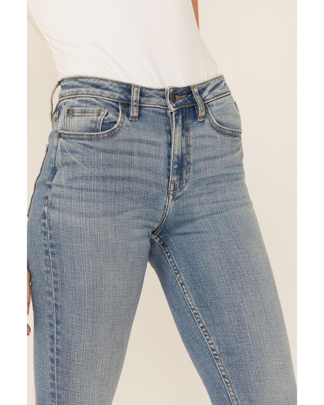 Idyllwind Women's Medium Wash Old West High Risin' Released Hem Flare Jeans - Iwfa20j12-Mdw