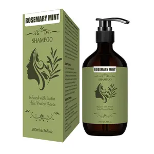Advanced Rosemary Shampoo 200ML, Strong Cleaning, Fresh Fragrance, Protects Hair Roots, Controls Oiliness, Liquid Form