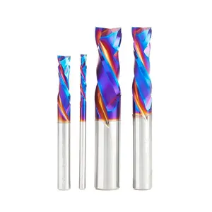 Amana Tool AMS-181-K 4-Piece CNC SC Spektra Coated Compression Spiral Router Bit Pack