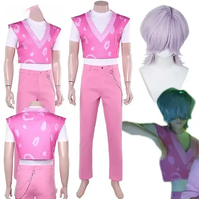 thumbnail image 2 of Kids Demon Hunter Of Kpop Saja Boys Jinu Abby Baby Cosplay Costume Set 2 of 14