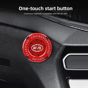 Car One Button Start Protective Cover Ignition Device Decoration For BYD Atto 3 Yuan Plus Han Tang EV F3 E6 Dmi Song F0 Qin Pro G3 I3 Ea1 Max G6 2din