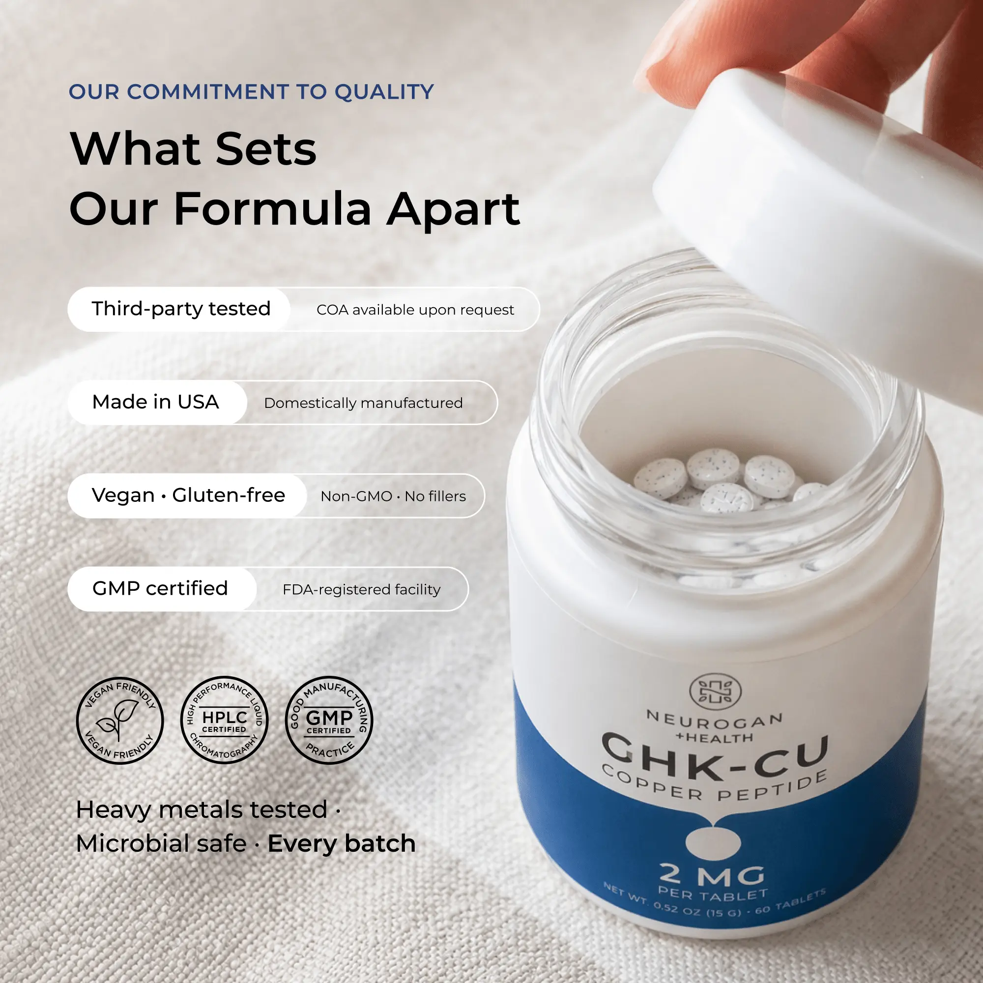 Neurogan Health GHK-Cu Copper Peptide Tablets | 120 mcg Per Tablet, 60 Tablets - TikTok Shop Neurogan Health GHK-Cu Copper Peptide Tablets | 120 mcg Per Tablet, 60 Tablets - TikTok Shop