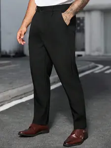 Men Fitted Dress Pants Plus Size 2XL-6XL
