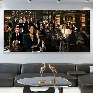 Top Best Classic Movie Characters Quality Paper Painting Print Wall Art The Greatest Mobsters and Gangsters Prints