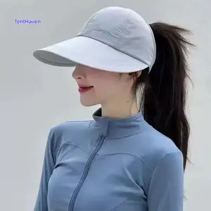 2026 women's summer sun hat with enlarged brim, lightweight and breathable quick drying duck tongue hat, UV resistant sun hat