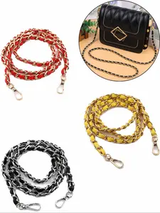 Leather Crossbody Bag Chain Strap Replacement, Handbag Chain for Women Girls, DIY Shoulder Bag Accessory, Single-Shoulder Bag Chain, Classic Chain