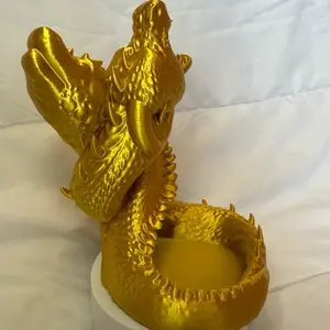 3d printed twin dragons dice tower