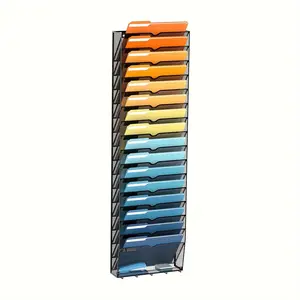 New 17 tier Mesh Wall File Holder Hanging Wall File Organizer Office folders