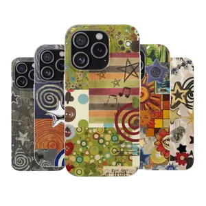 Retro Whimsy Artistic Collage Phone Cases, Star Tough Phone Case, Aesthetic Cover, Abstract Funky Phonecover, Gift for her, Gift for him, retro, vintage Cases