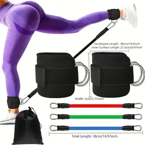 Buttocks with gantry, hip lift, ankle resistance, elastic trainer, ankle ring, hip leg tension rope, shaping and slimming