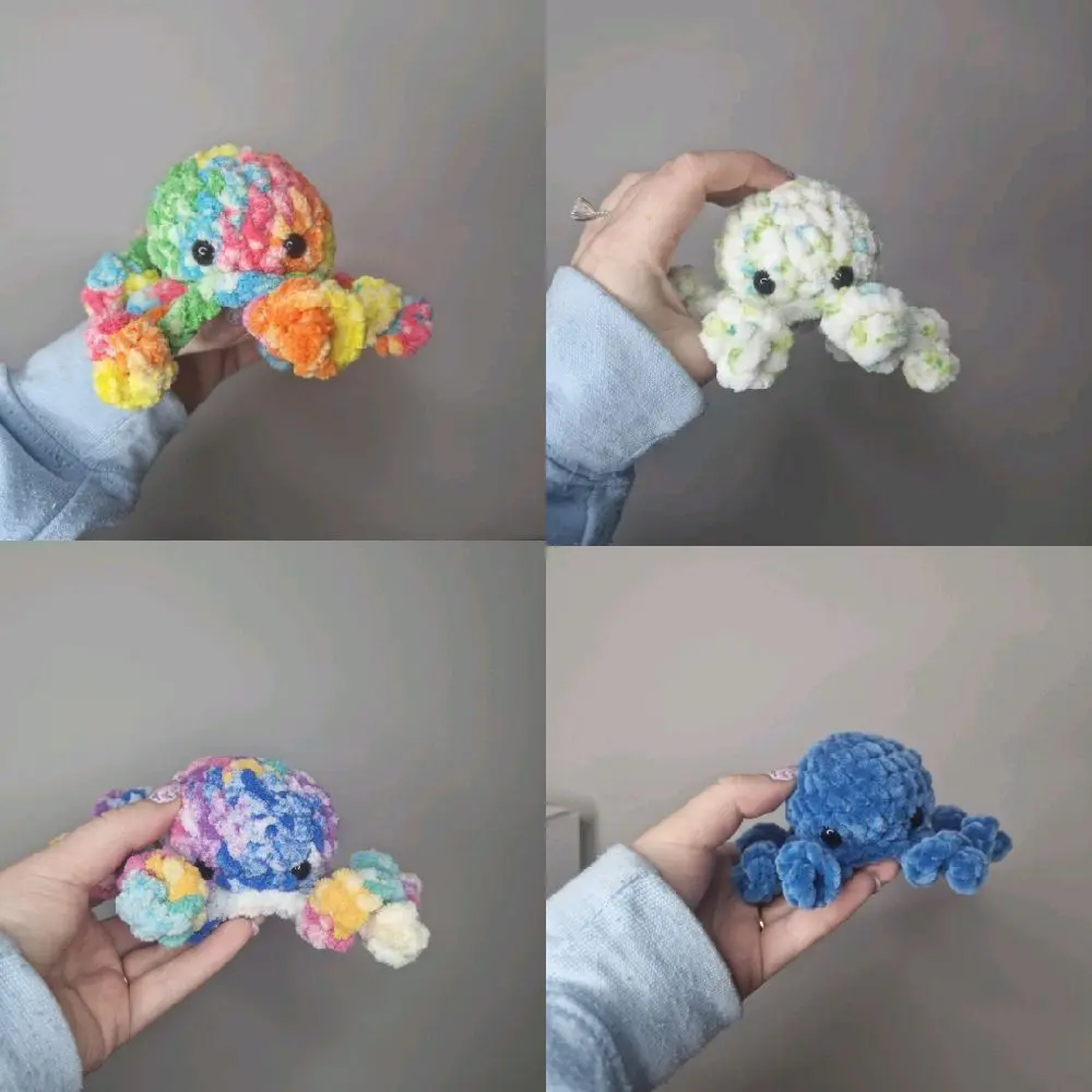 Octopus plushie crochet amigurumi handmade